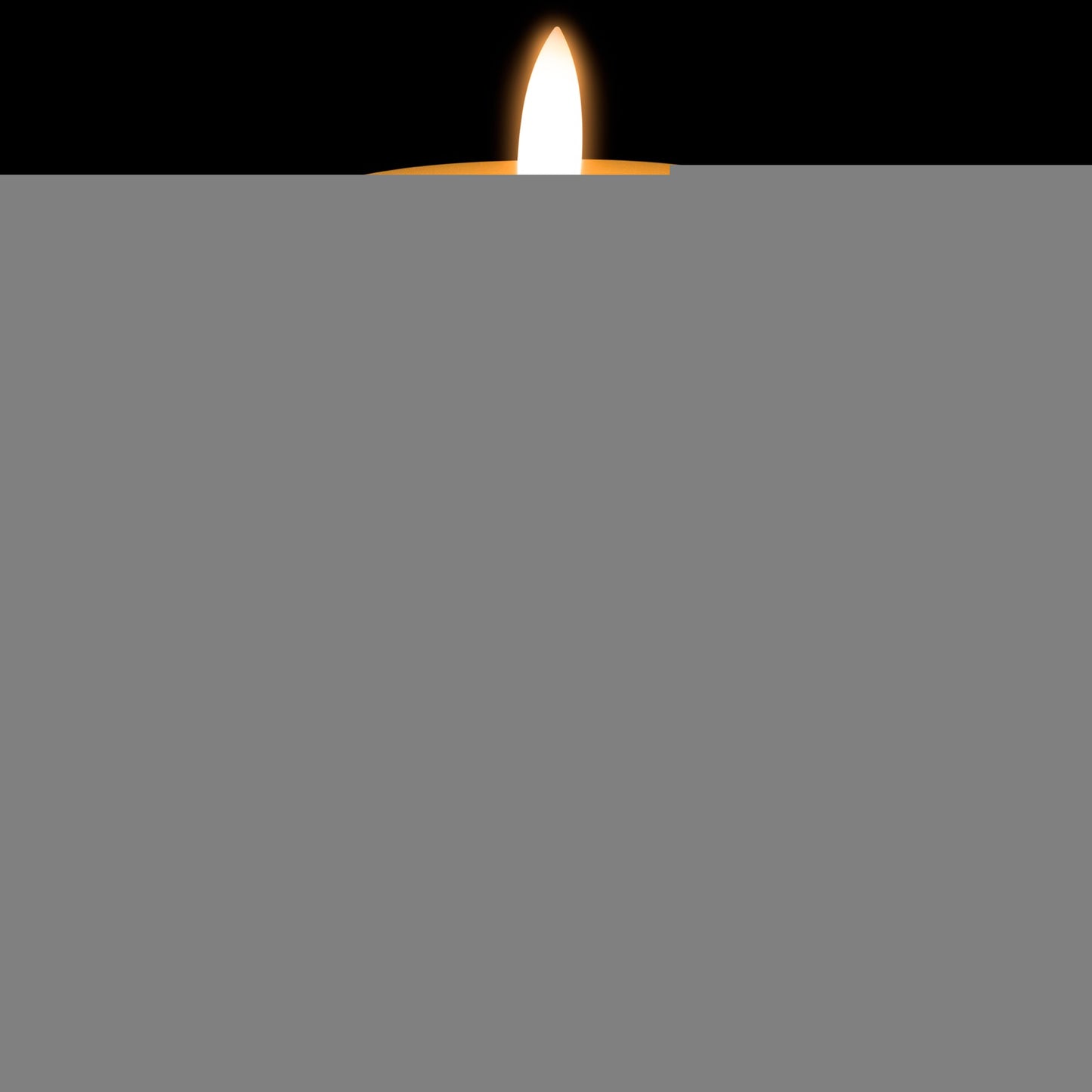 Luxe Collection Natural Glow 3 x 4 LED Cream Wax Candle