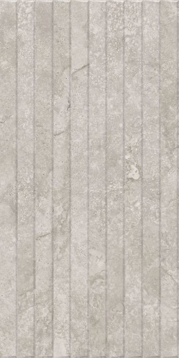 Sample - Melrose Himalaya Grey Decor Stone Effect Tiles 300x600