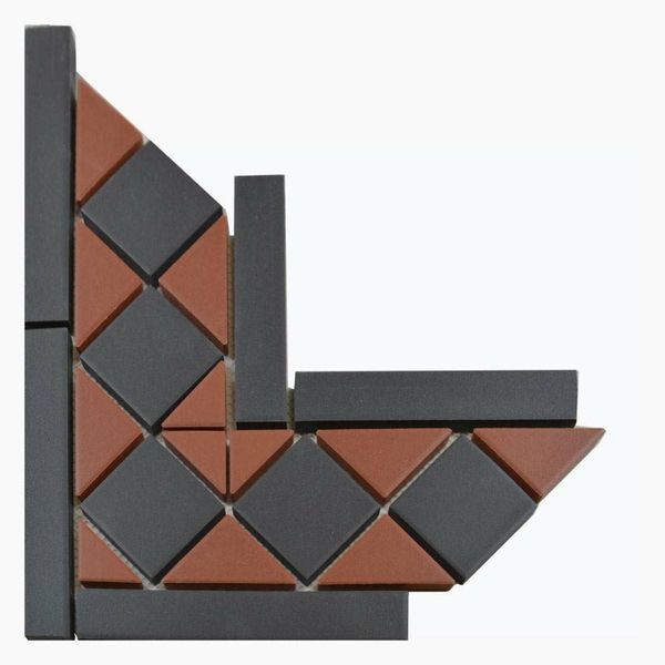 Sample Victorian Red Black Corner