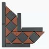 Sample Victorian Red Black Corner