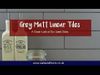 Sample Bricks Grey Matt Ceramic Metro Wall Tiles 300x100x7mm