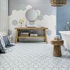 Sample - Carnaby Hexagon Decor Sky Tile