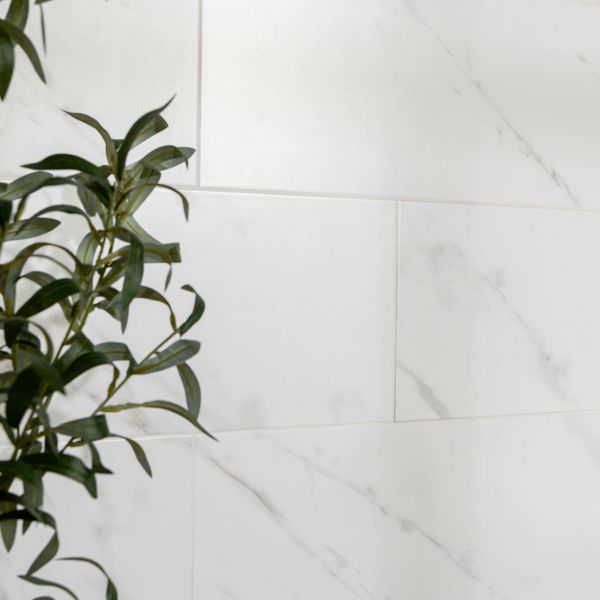 Carrara Sky Marble Effect Tiles
