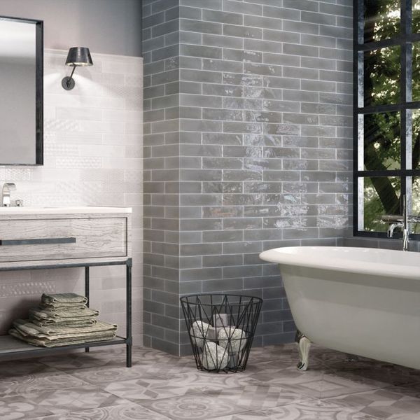 Sample Opal Grey Tile 75x300