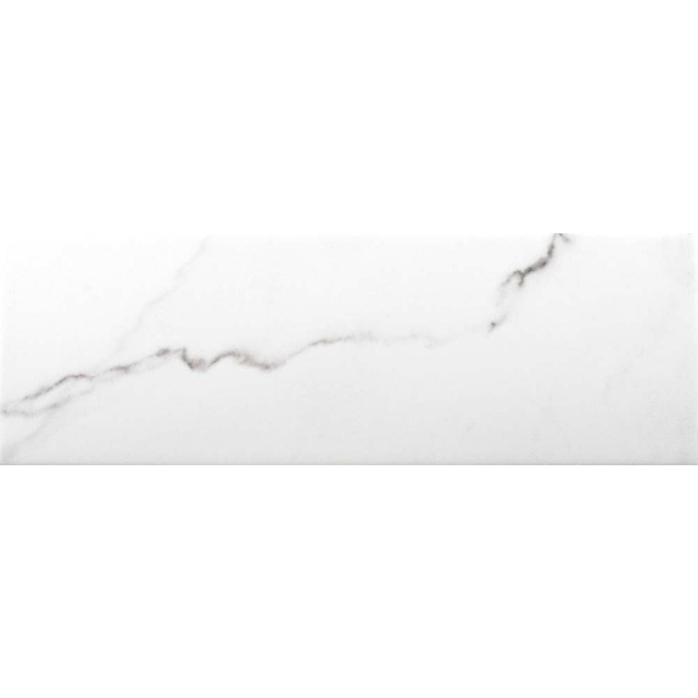 Apennine Flat Matt Marble Effect Tile 10x30