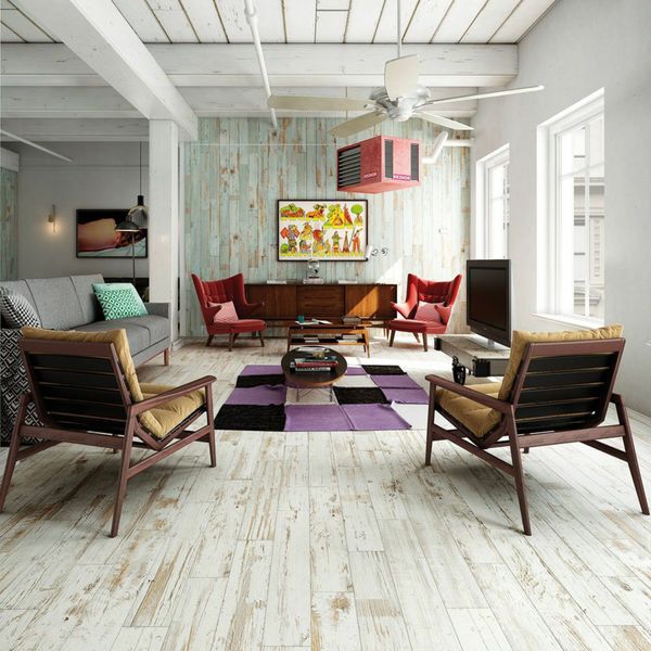 Tribeca Aqua Wood Effect Tile 15x90