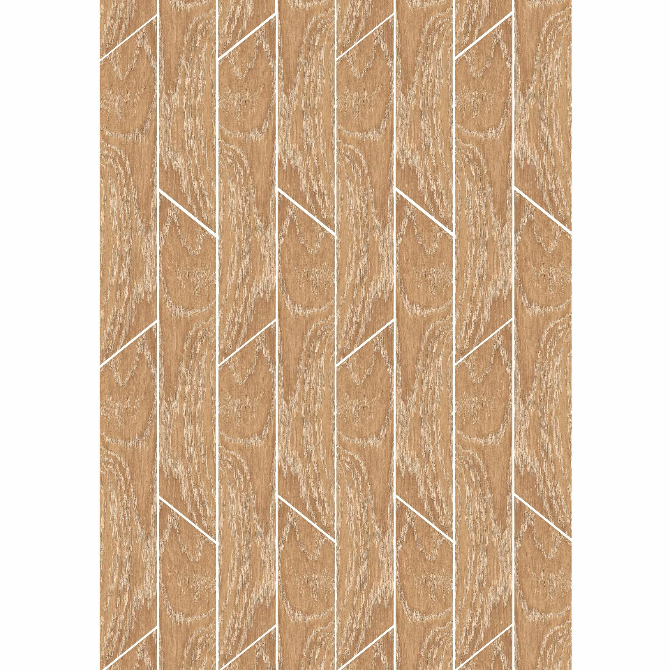 Ancona Chevron Nature Wood Effect Tile