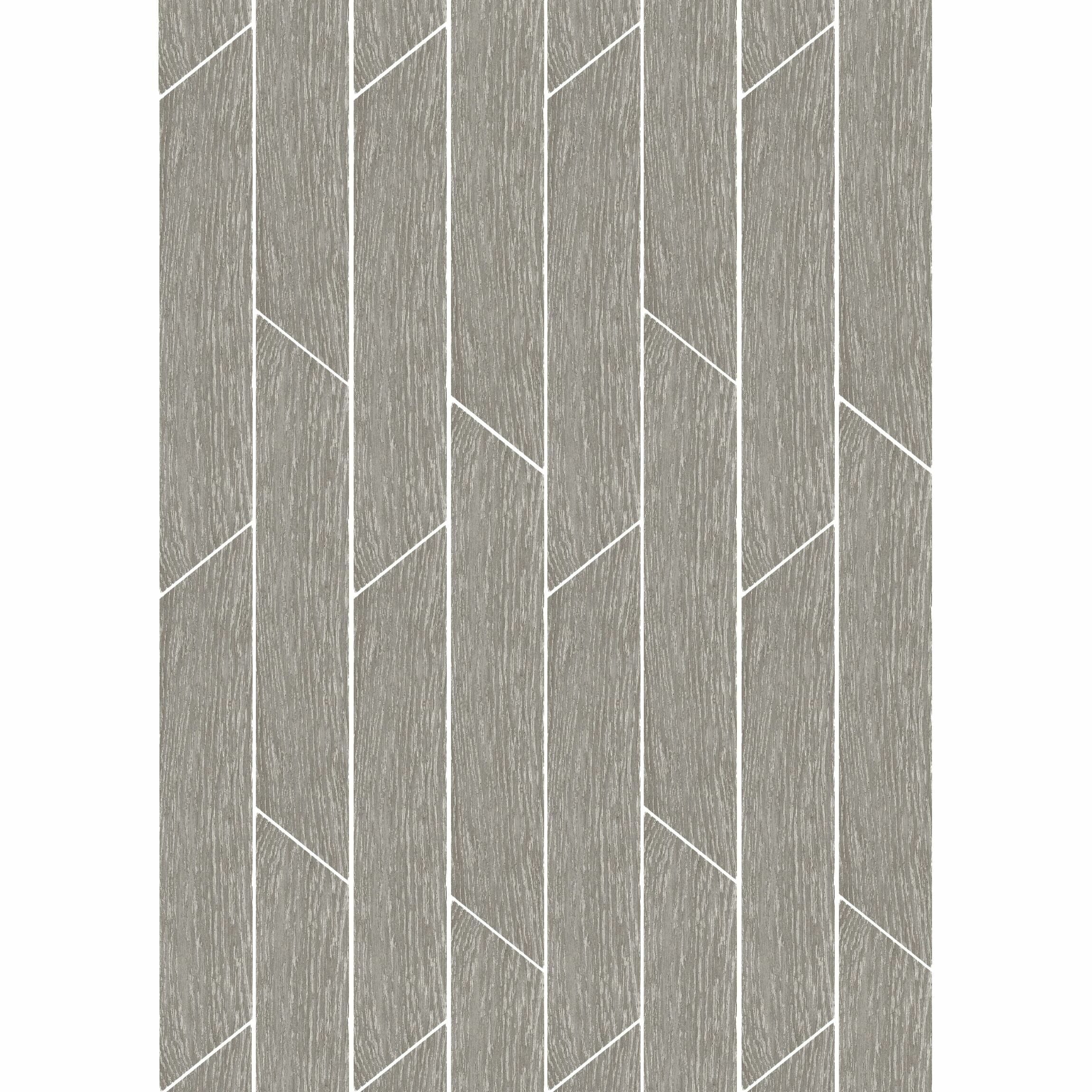 Ancona Chevron Grey Wood Effect Tile