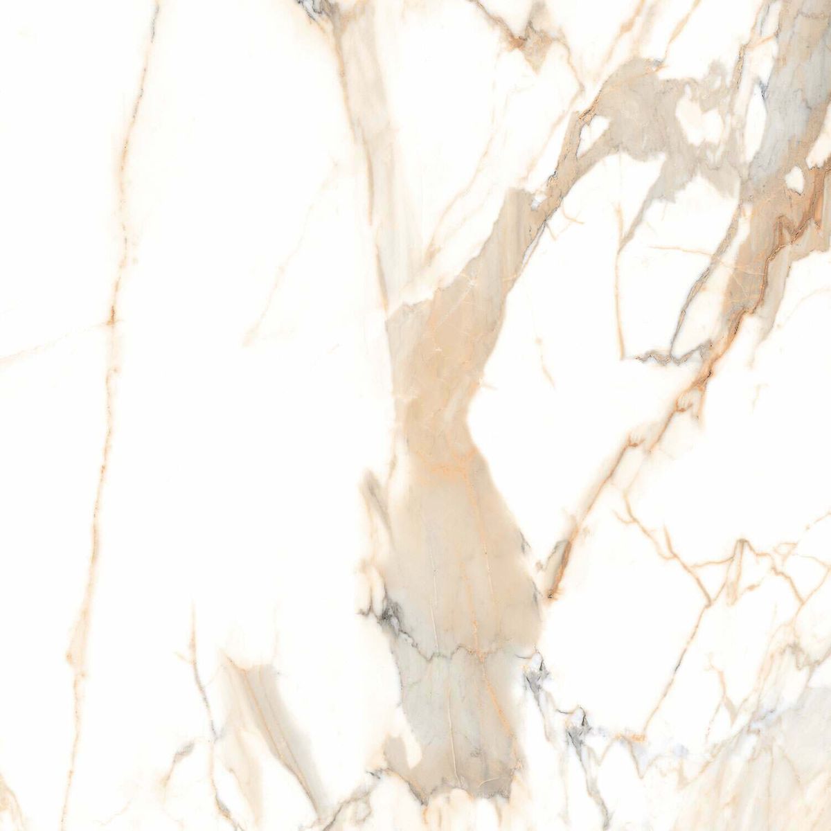 Sample - Makrana California Polished Marble Effect Tile 600x600