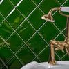 Sample Modern Heritage Victorian Green Bevelled Tiles