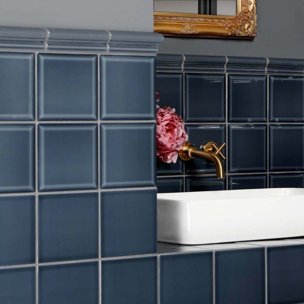 Sample Modern Heritage Inked Bevelled Tiles