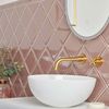 Sample Modern Heritage Powder Room Bevelled Tiles