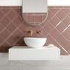 Sample Modern Heritage Powder Room Bevelled Tiles