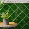 Sample Modern Heritage Victorian Green Bevelled Tiles