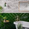 Sample Modern Heritage Victorian Green Bevelled Tiles
