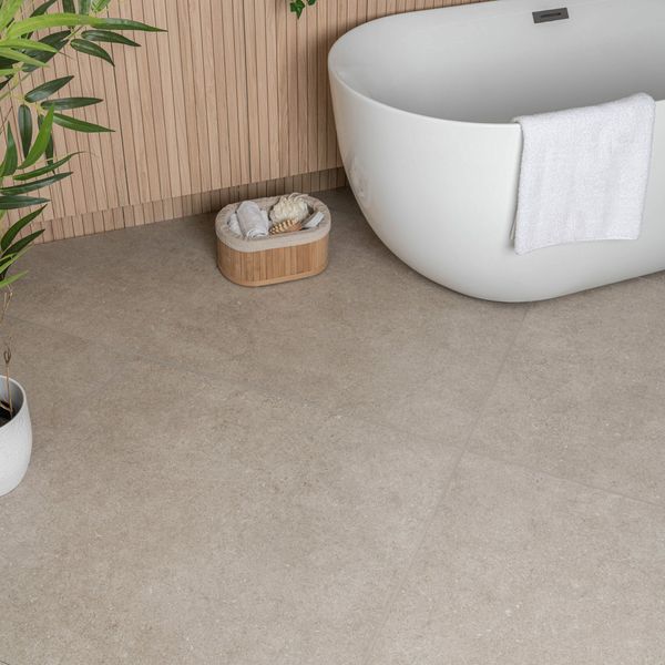 Loft Concrete Light Beige Concrete Effect Tiles