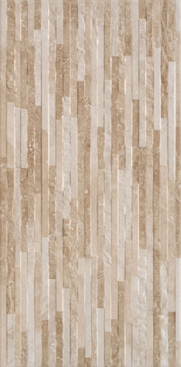 Sample - Cipriani Beige Rlv Mix Stone Effect 303x613 Tiles
