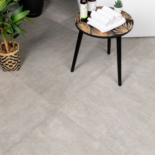 Clay Stone Effect Grey Stone Effect Floor Tiles