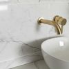 Sample Riva White Gloss Marble Effect Wall Tile 600x300