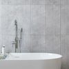 Sample Agora Light Grey Gloss Marble Effect Decor Wall Tile 600x300