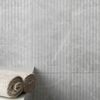 Sample Agora Light Grey Gloss Marble Effect Decor Wall Tile 600x300