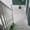 Stardust White Semi Polished Stone Effect Tiles 900x900