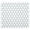 Sample - Pixel White Hexagon Matt 23x23