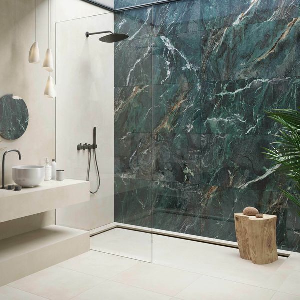 Lux Euphoria Green Marble Effect Tiles