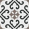 Sample - Bello Derby Matt Grey Patterned Floor Tiles 45x45