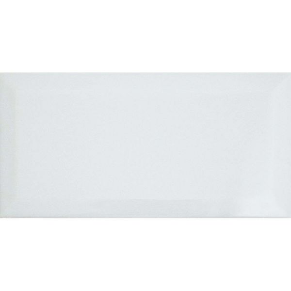 Retro Bevelled Grey Gloss Metro Tiles 200x100