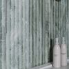 Fluted Travertino Jungle Green Decor Wall Tiles