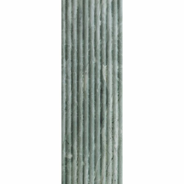 Fluted Travertino Jungle Green Decor Wall Tiles