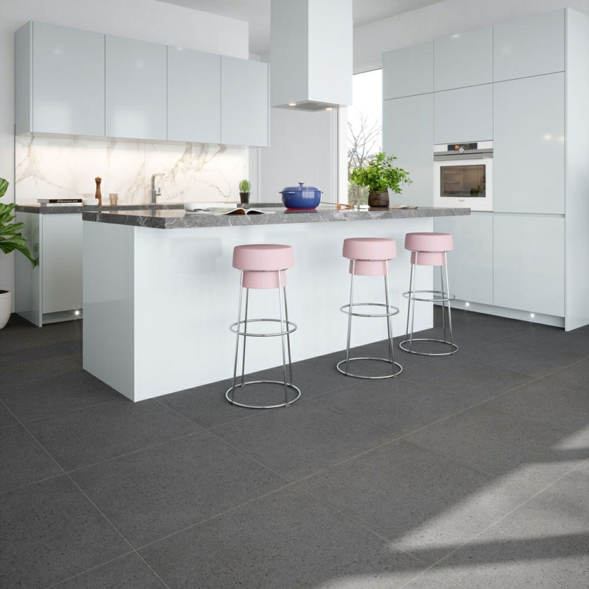 Sample - Palatina 60x120 Polished Marble Effect Tile