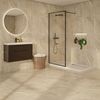 Sample - Granby Beige Matt Stone Effect Wall And Floor Tiles 597x597