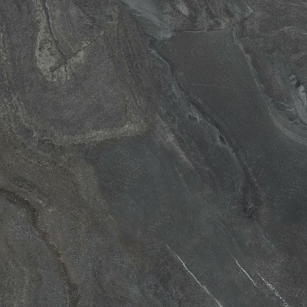 Sample - Granby Dark Grey Matt Stone Effect Wall And Floor Tiles 597x597