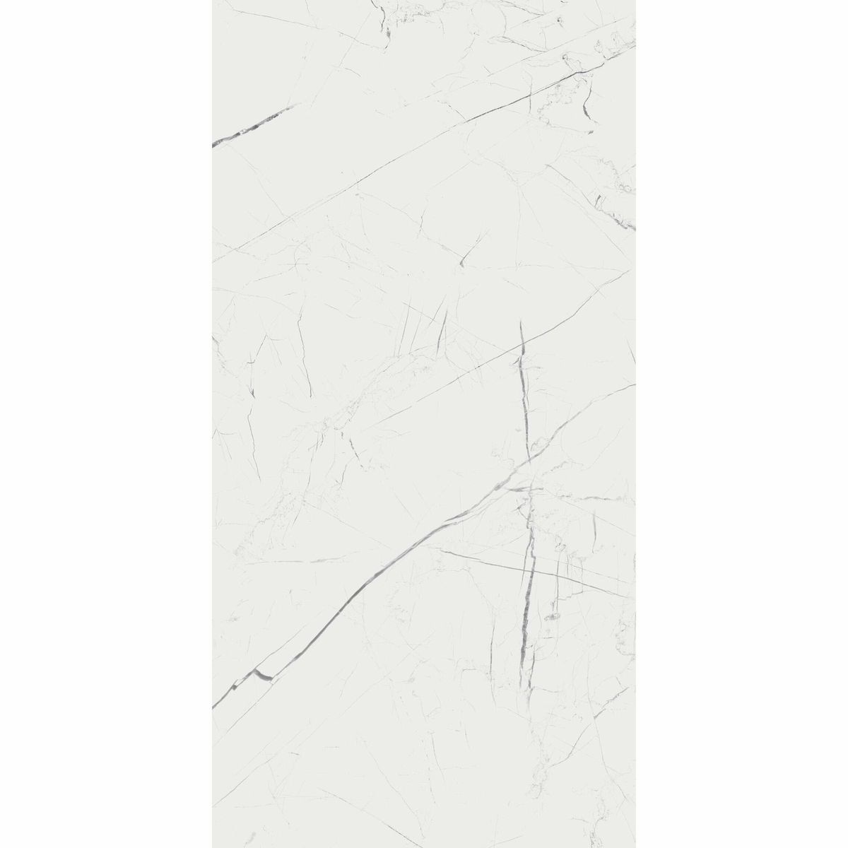 Sample - Marmo Thassos White Marble Effect Wall and Floor Tiles 1197x597