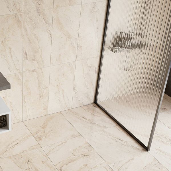 Helena Cream Marble Effect Tile 300x600