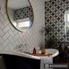 Liso White Flat Matt Metro Tiles 200x100