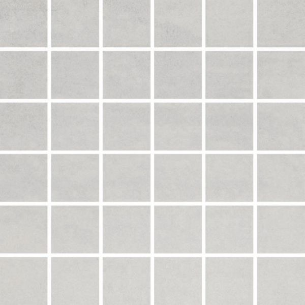 Concrete Flower Light Grey Mosaic Concrete Effect Tiles