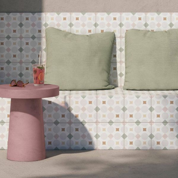Sample Patterns Pink Geometric