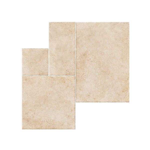 Borgogna Stone Effect Beige Modular Tiles