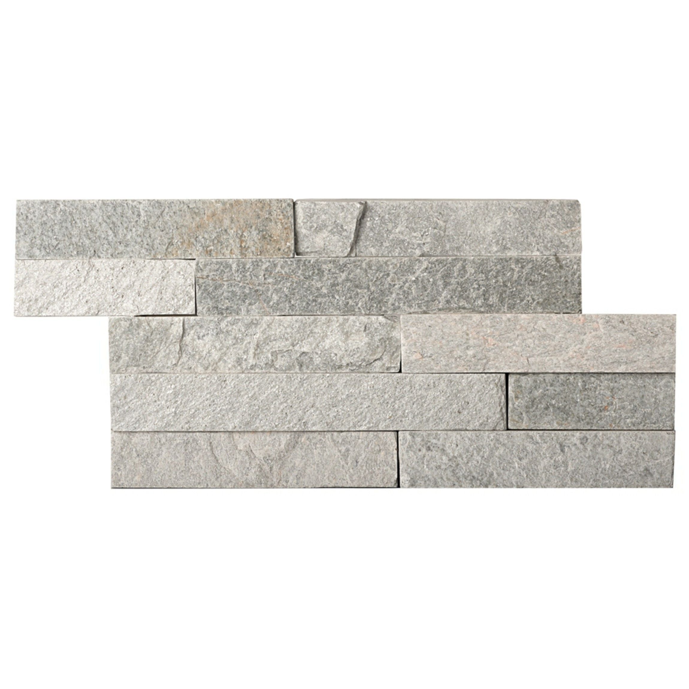 Ledgestone Ice White Split Face 150x300