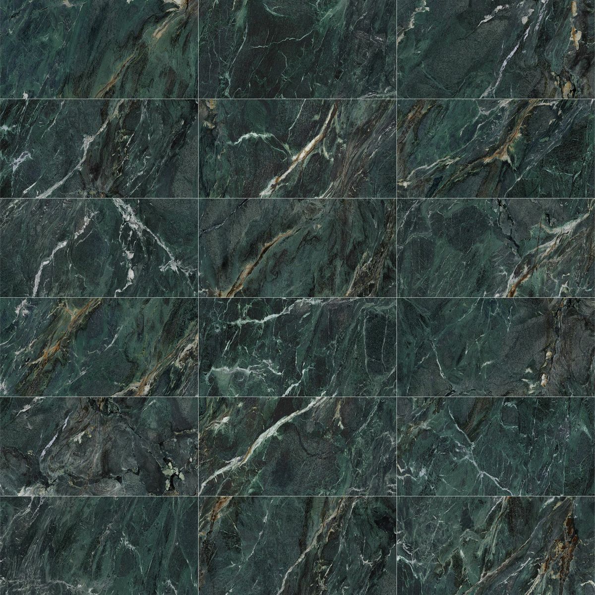 Sample - Lux Euphoria Green Marble Effect Tiles