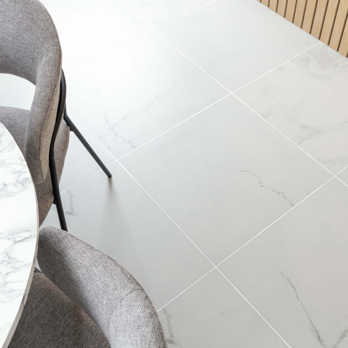 Sample - Makrana Vanilla Grey Matt Wall and Floor Tiles