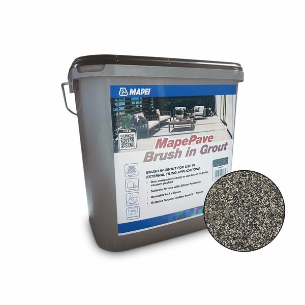 Mapepave Brush in Grout Basalt