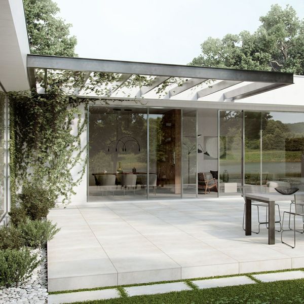 Sample Materia Blanco Concrete Effect 610x610x20mm Slabs