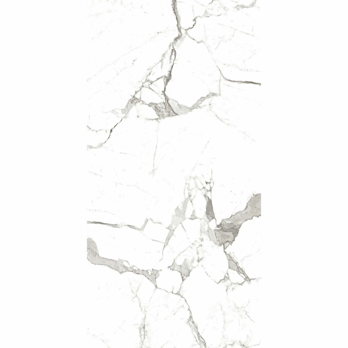 Sample - Versailles Carrara Marble Effect Polished 600x1200 Tiles