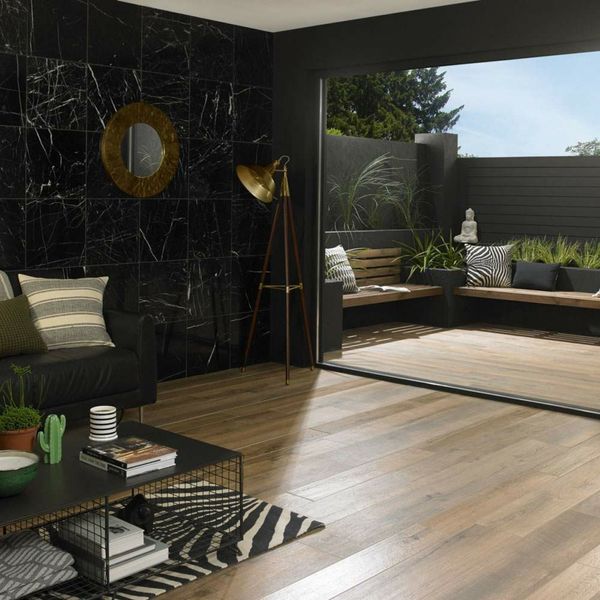Sample Mumble Honey Oak Wood Effect Tile 15x90