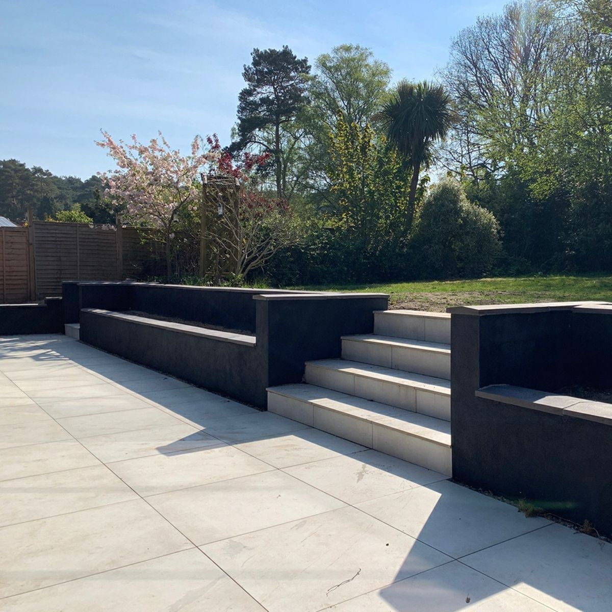 Sample - Open Bianco Concrete Effect 800x800x20mm Slabs