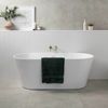 Pixel White Herringbone Gloss 22x73